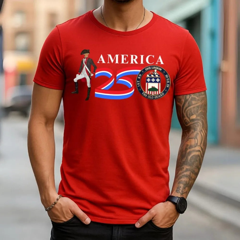 Military Anniversary T-Shirt Veteran 250th Gift Tshirt