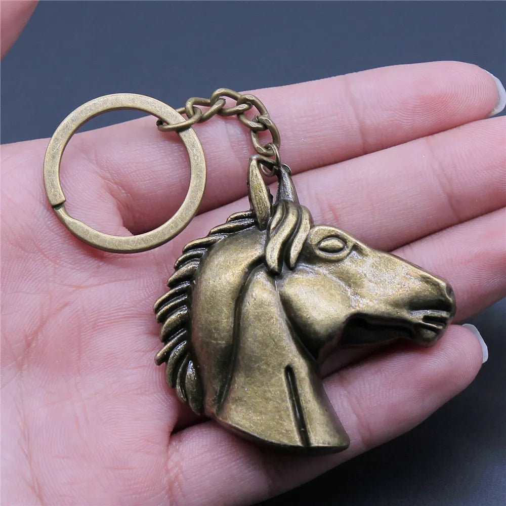 1 Piece Horseshoe Horse Head Charms Handmade