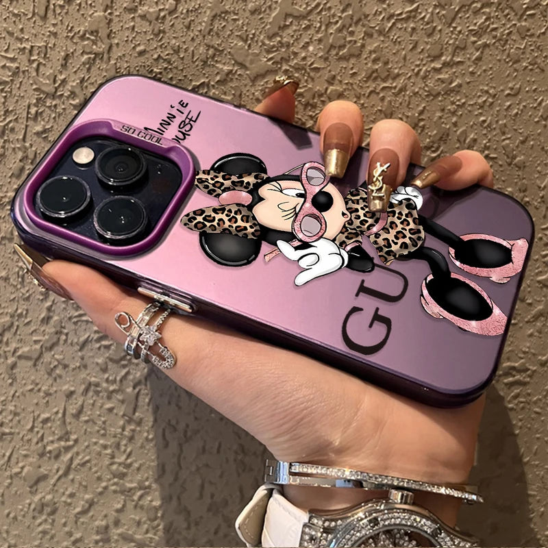 Disney Minnie Cute Creative Hard Phone Case for IPhone 17 16 15 14 13 12 11
