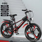 PUOU Children's Mountain Bike with Gears 20-inch