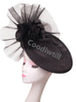Chic Navy Fascinators Hat For Women Elegant Royal Ascot Millinery