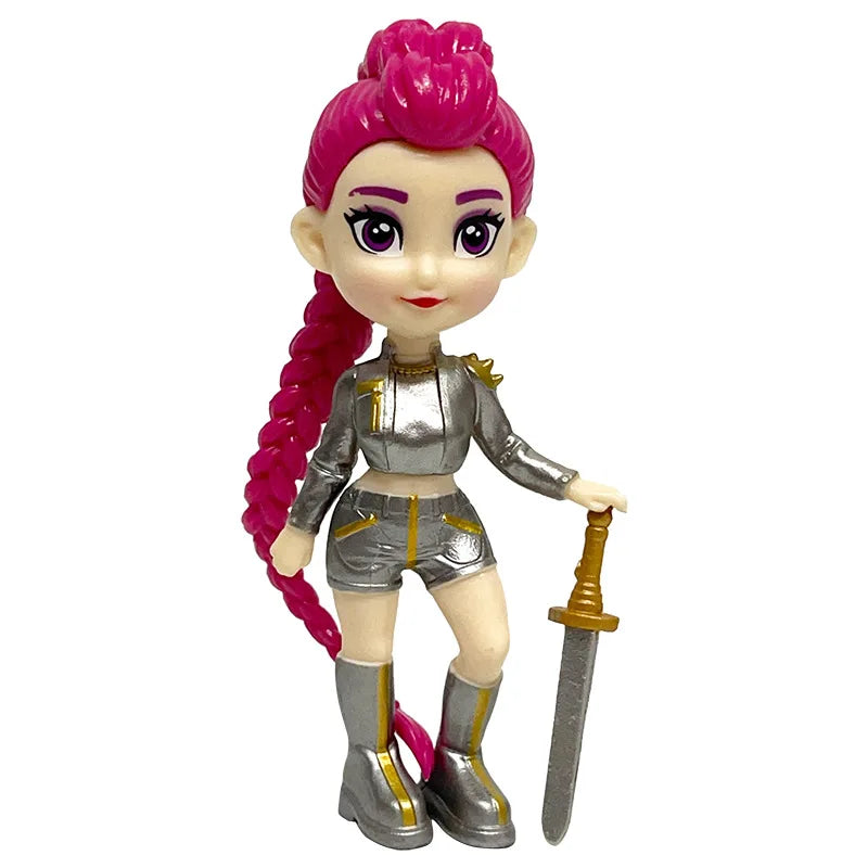 6pcs/Set Kpop Demon Hunters Figure Toy Cartoon