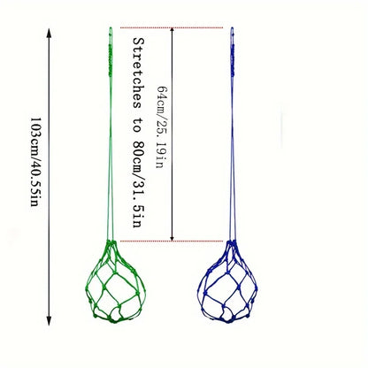 1pc football kicking trainer net bag portable