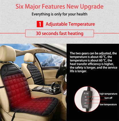 12V Car Heated Seats Winter Seat Heater Car Seat Heating Cushion Covers