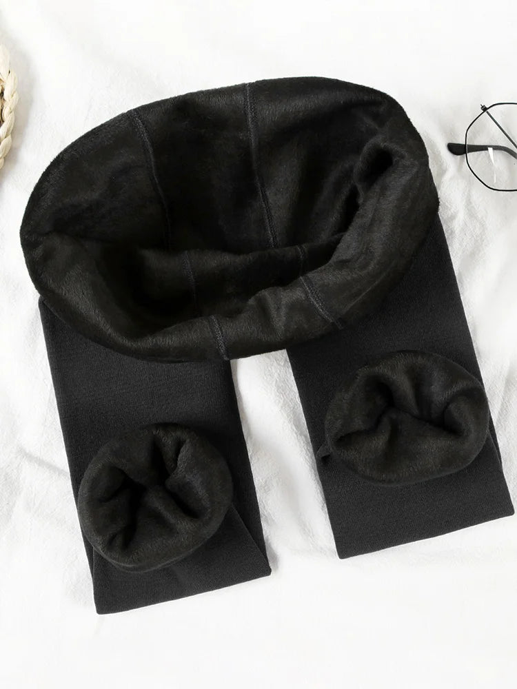 8 Colors S-XXL Winter Warm Leggings Women High Waist