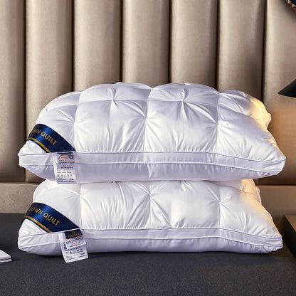 2-Piece Sleep Pillow Set, Soft Supportive Bed Pillows