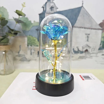 Rose Light Beautiful Realistic Looking Night Light Rose