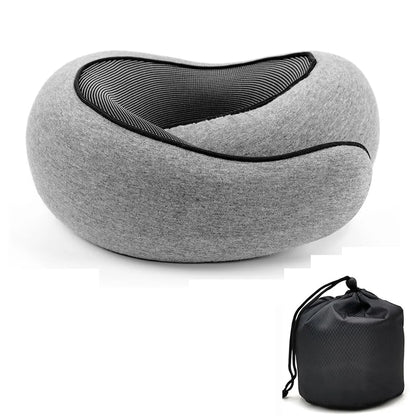 Travel Neck Pillow Memory Foam U-shaped Pillow Snail Style