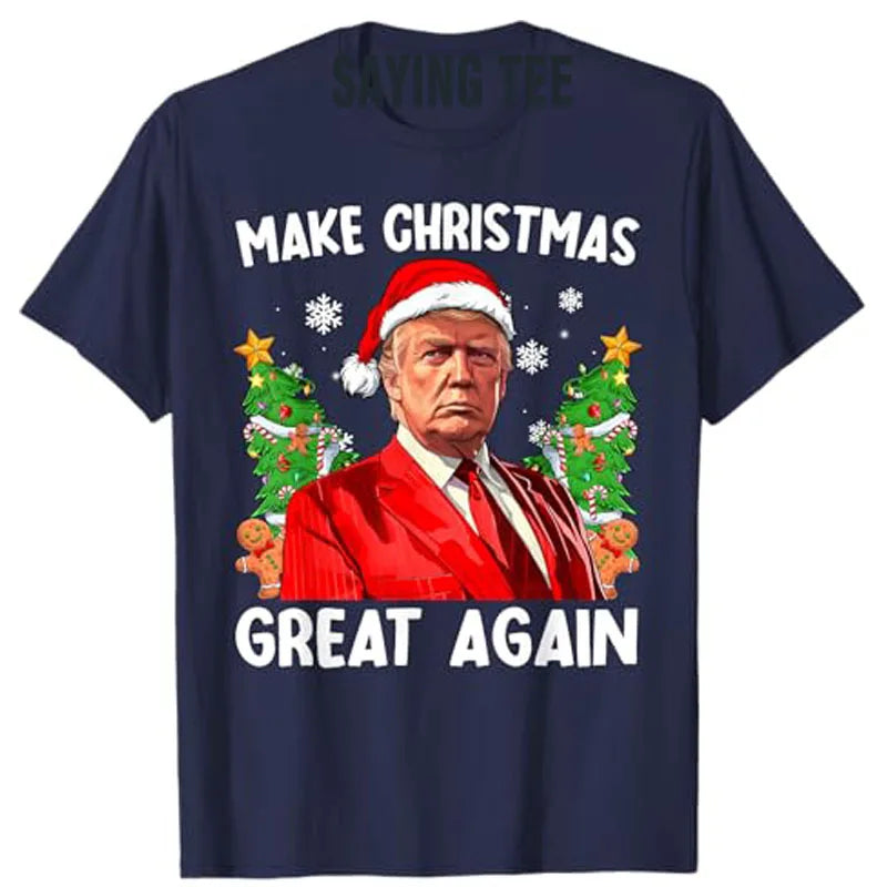 Make Christmas Great Again Funny Santa MAGA Men