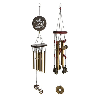 5 Bells Copper Wind Chime Rustproof For Home Decor Garden Windchime