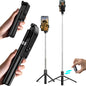 Portable Telescopic Bluetooth Selfie Stick for Live Streaming