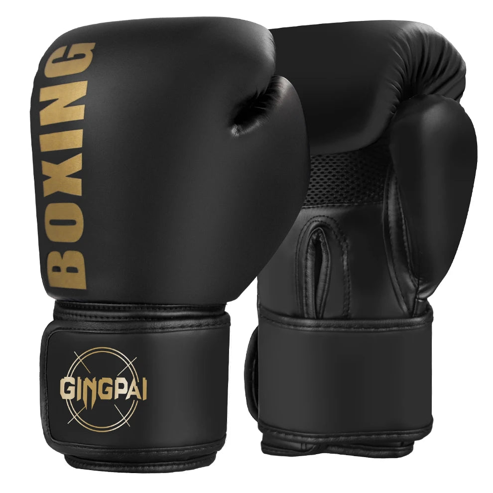 6/8/10/12oz Boxing Gloves Professional Adult Sanda Muay