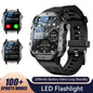 Outdoor Sports Smart Watch 2.01 inch HD Screen LED Flashlight
