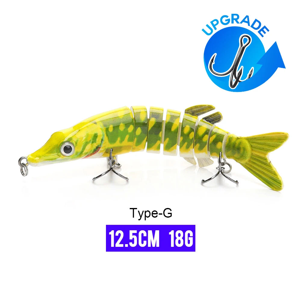 VTAVTA 10/14cm Sinking Wobblers Fishing Lures Jointed