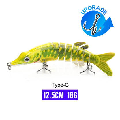 VTAVTA 10/14cm Sinking Wobblers Fishing Lures Jointed
