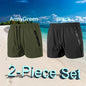 Men's Soild Color Swim Shorts Summer