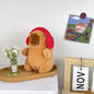 Cute Capybara Plush Toy Hoodie with Wings Simulation Doll