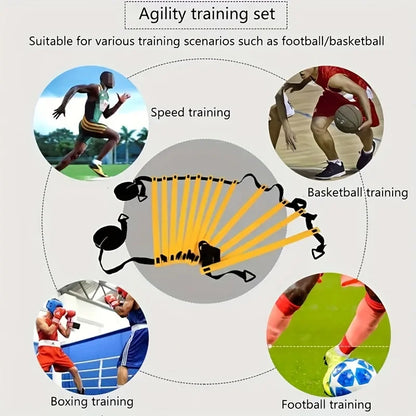 1 Set Soccer Training Agility Ladder , Spikes, Obstacles