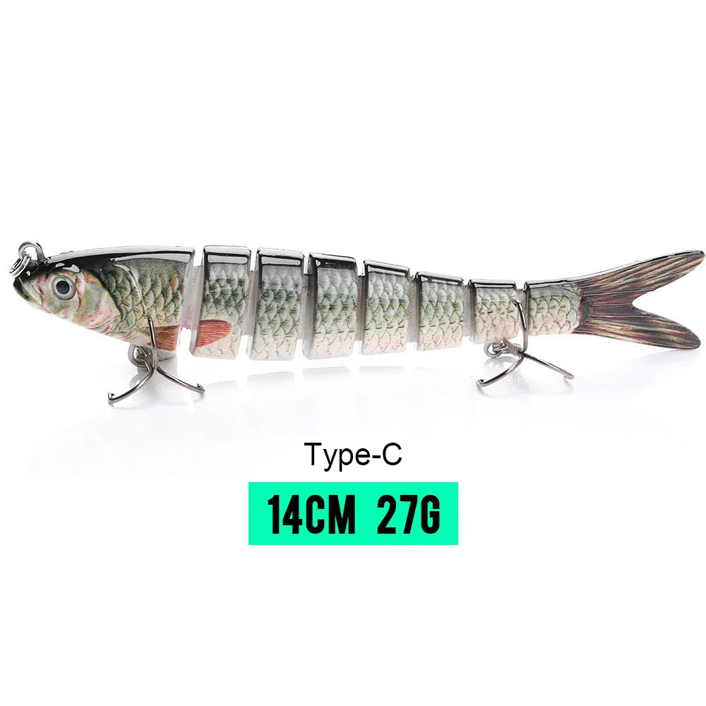 VTAVTA 10/14cm Sinking Wobblers Fishing Lures Jointed