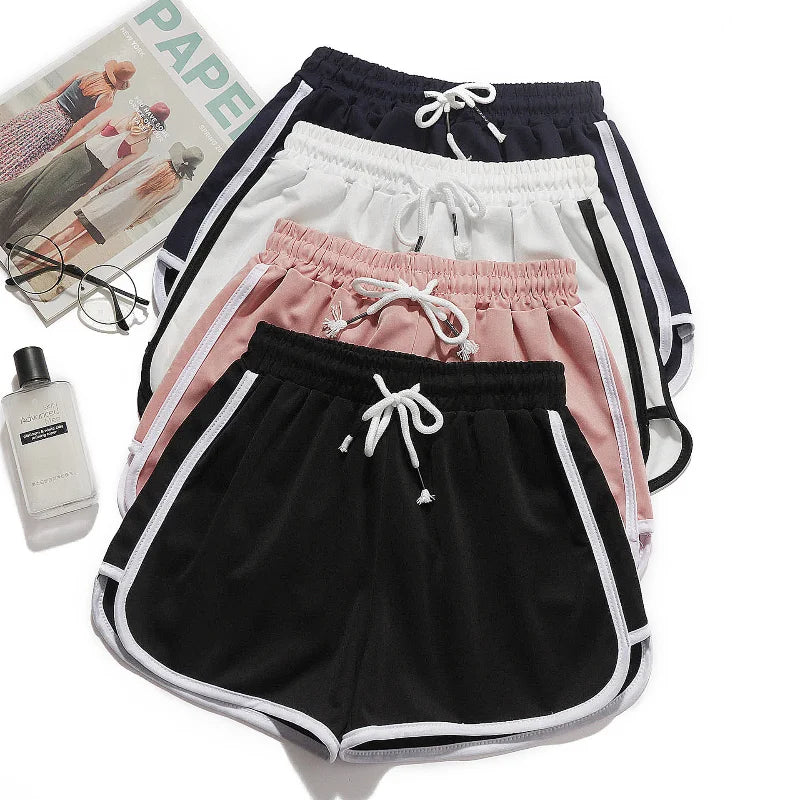 Women yoga Shorts Summer outer wear mid-waist casual