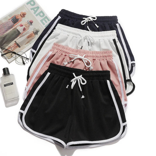 Women yoga Shorts Summer outer wear mid-waist casual