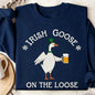 Lucky Goose on The Loose Sweatshirt St Patricks Day Gift