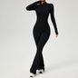 TRY TO BN Sports Yoga Jumpsuit Long Sleeves Zipper