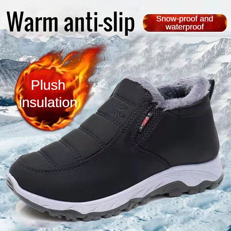 Men's Shoes Autumn Winter Casual Cotton Warm Wear Resistant