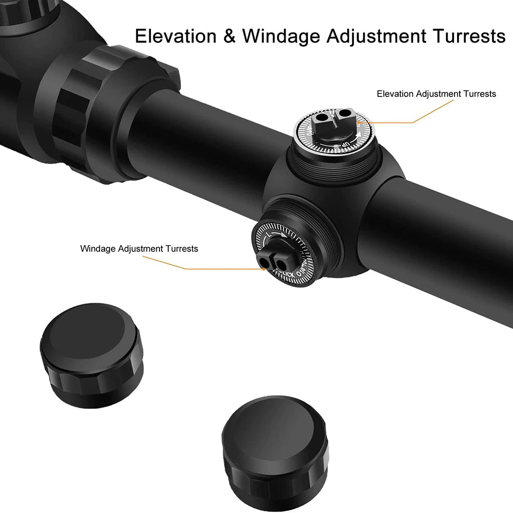 3-9x40 EG Rifle Scopes Hunting Sights Red and Green Light