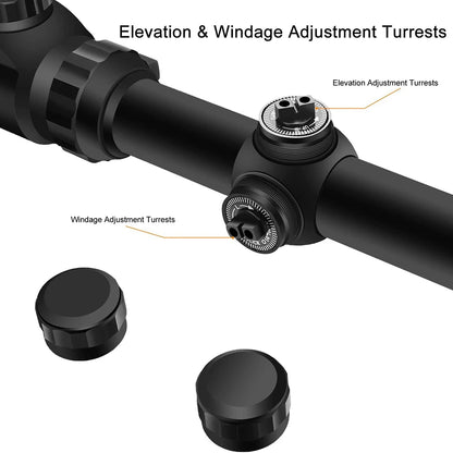 3-9x40 EG Rifle Scopes Hunting Sights Red and Green Light