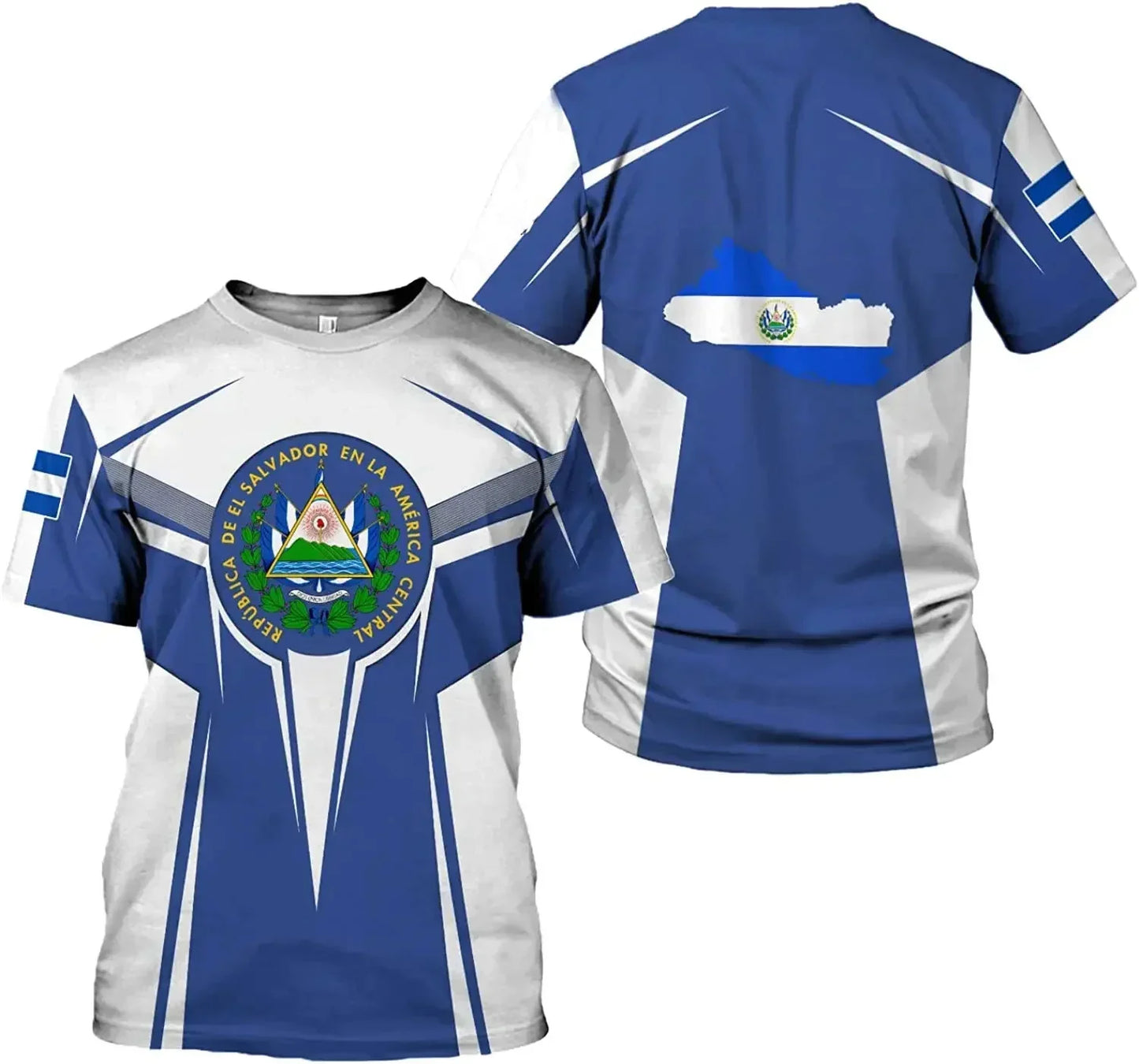 El Salvador Flag Football Jersey 3D Print