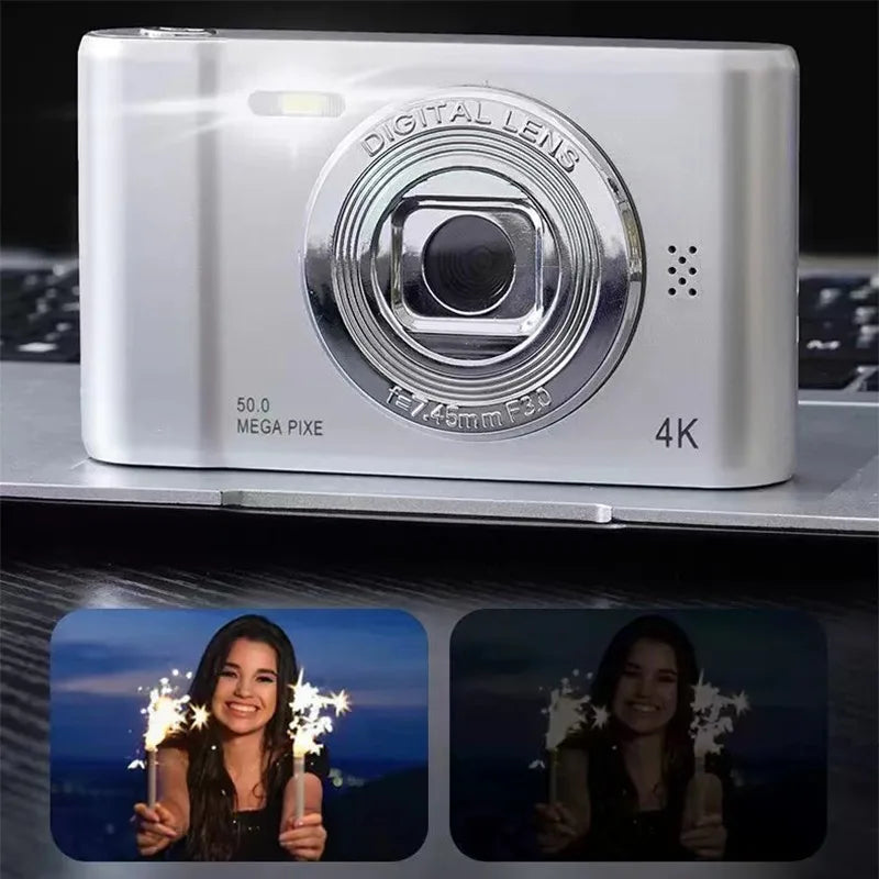 4K Digital Camera Travel Selfie Camara 50 Megapixels