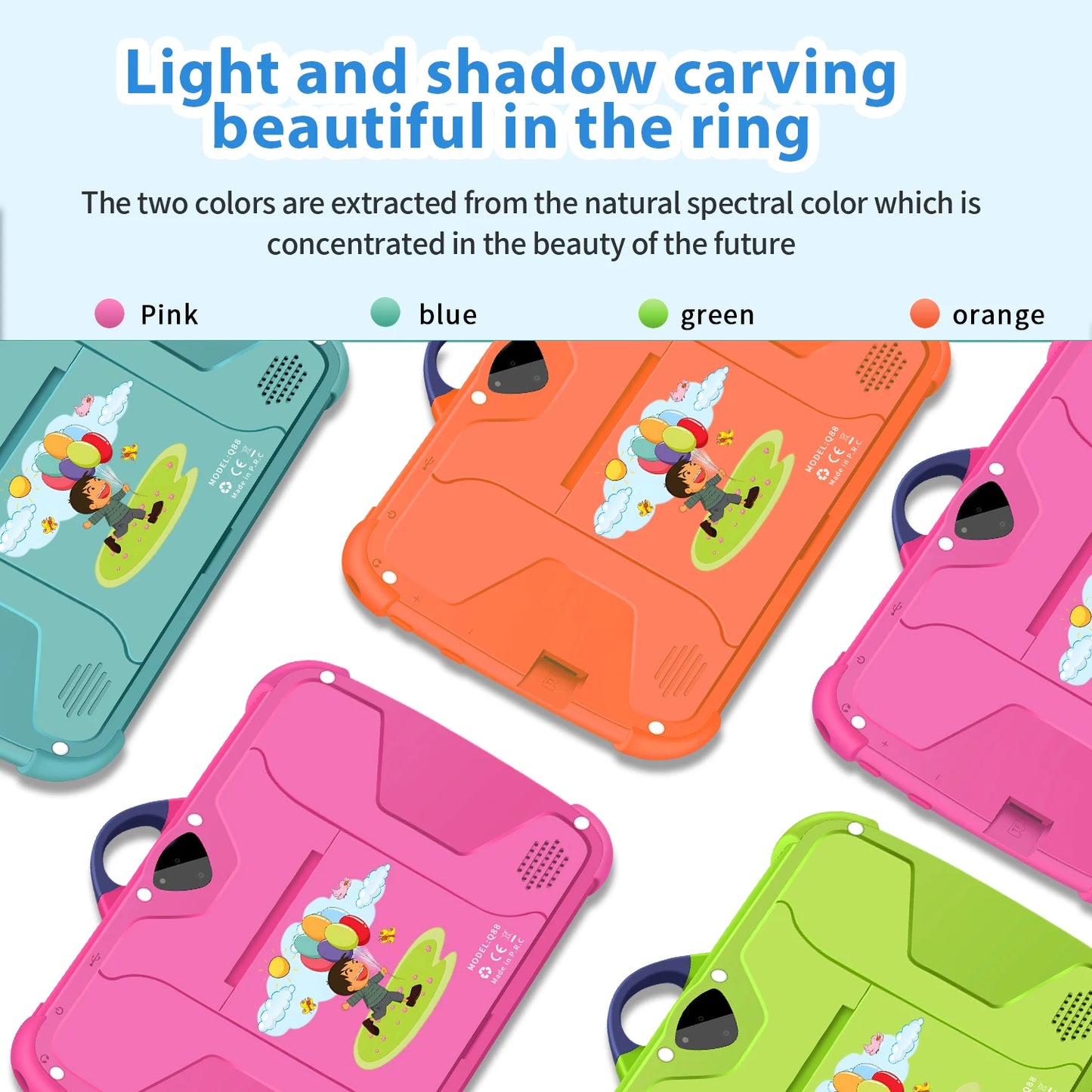 New Cartoon Pattern Kids Tablet 7 Inch