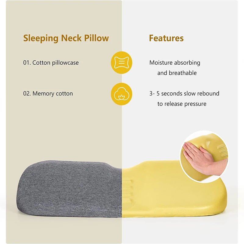 Cervical Pillow, Memory Foam  Sleeping Pillow, Neck Pillow