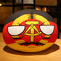 Hot  10/30/50cm Polandball Country Ball Toy Plush Pendant Plush Doll