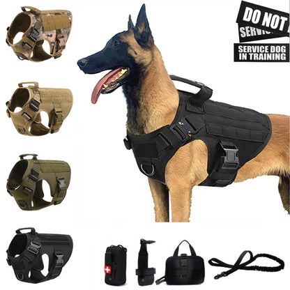 Tactical Military Vest Pet German Shepherd Golden Retriever