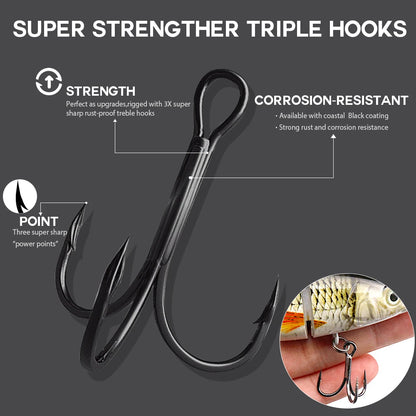 VTAVTA 10/14cm Sinking Wobblers Fishing Lures Jointed