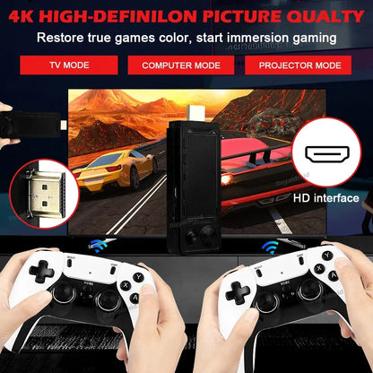 128G 256G X9 PRO GameStick 4KHD TV Video Game Consol 3D Games