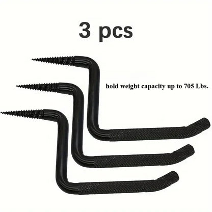 Screw in Tree Climbing Steps 4 Inch Non-Slip Rolling