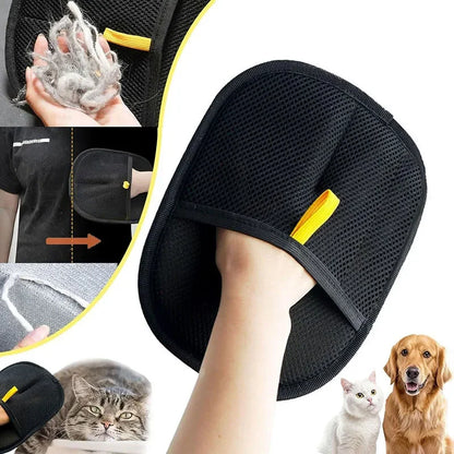 Pet Hair Removal Tools Reusable Gloves Pet Double