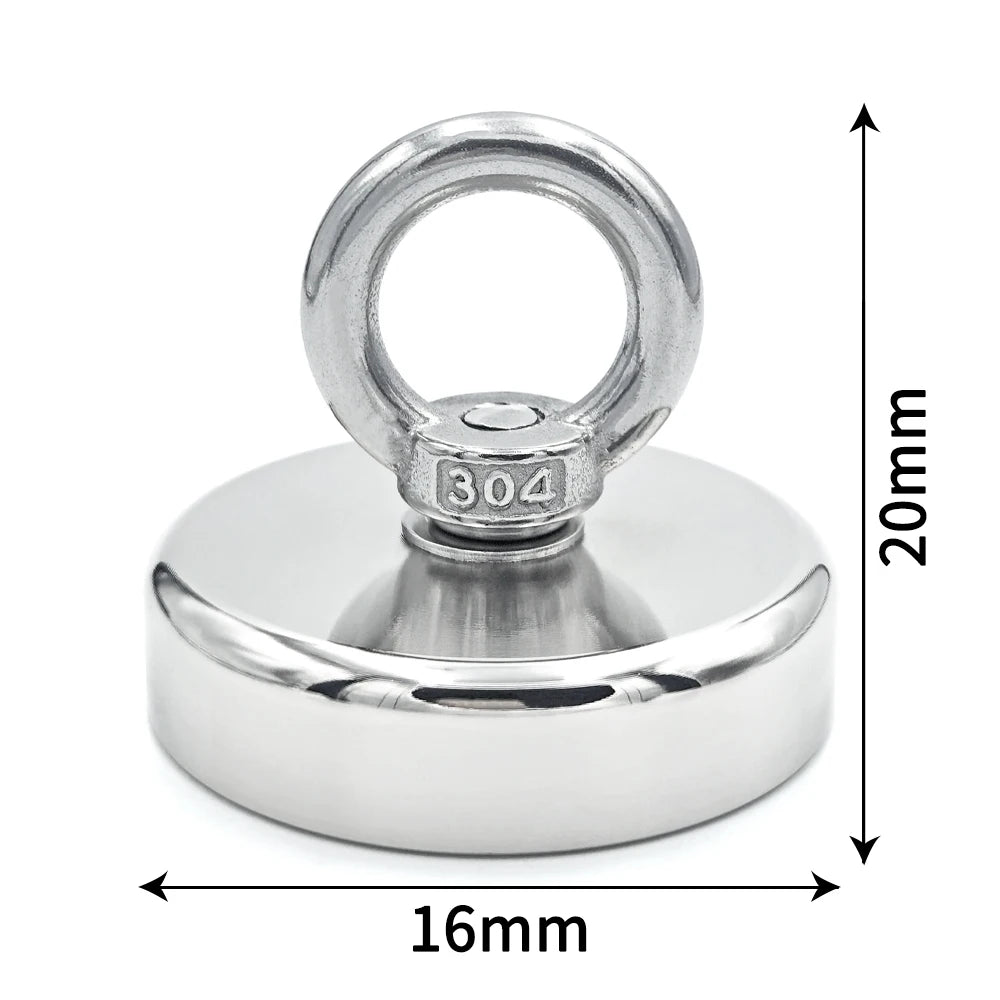 D16~D42mm Super Strong Neodymium Fishing Hook