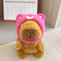 Cute Capybara Plush Toy Hoodie with Wings Simulation Doll