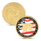USA Navy Commorative Coin USAF USMC Army Coast