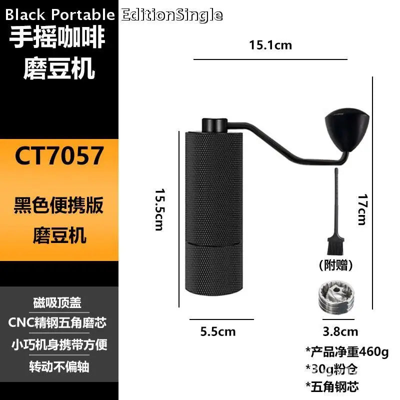 Stainless Steel Hand Coffee Grinder Manual Portable Bean Grinder