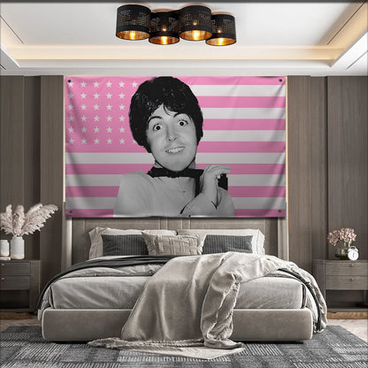 America USA P-Paul M-McCartney Flag For Garden
