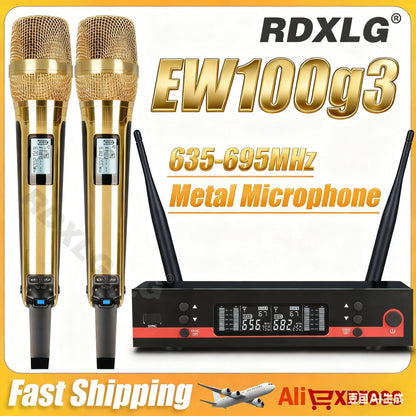 Top Quality！ew100g3 Professional Dual Wireless