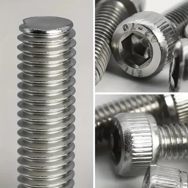 150pieces/box M3 X 8mm, 12mm, 16mm, 20mm, 25mm Hexagon Socket Screws, Bolts, Nuts
