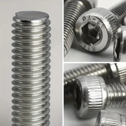 150pieces/box M3 X 8mm, 12mm, 16mm, 20mm, 25mm Hexagon Socket Screws, Bolts, Nuts