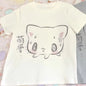 Japanese Oversized T Shirt Women Clothing Short Sleeve O-neck