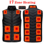17/13/9 Areas Usb Heated Jacket Men Women Electric